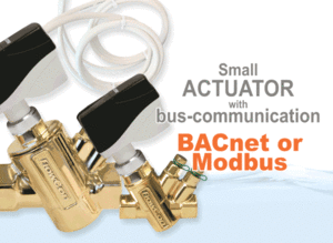 FlowCon Actuators with BACnet or ModBUS communication, HVAC