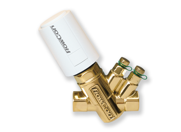 FlowCon Green DN15-25 with FlowCon FT actuator FlowCon Green in FlowCon AB Valve with FT Actuator, Pressure Independent Control Valve