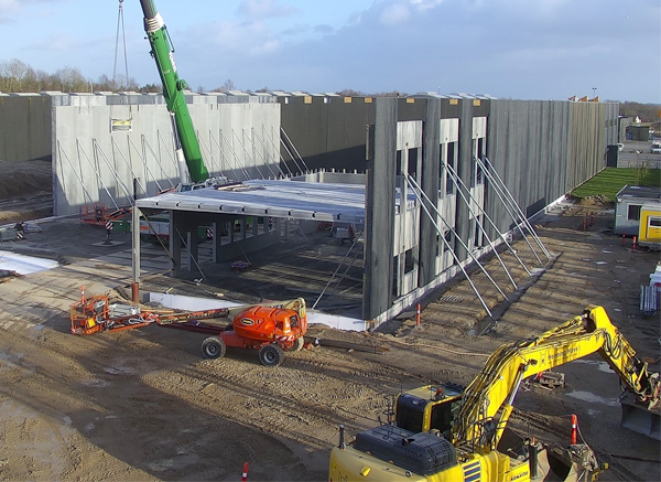 FlowCon New Warehouse building in Denmark 