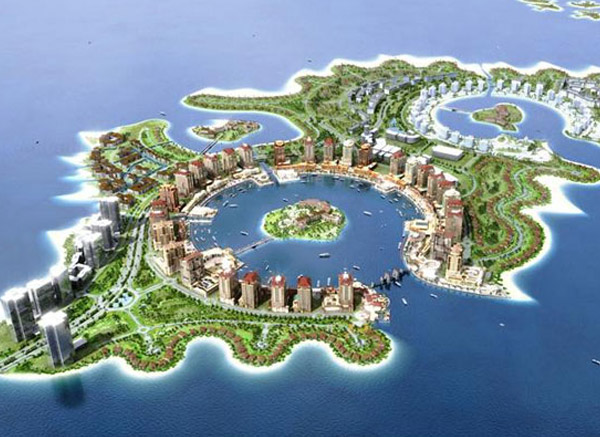 [Translate to Chinese:] FlowCon Project - District Cooling Plant, Qatar Pearl